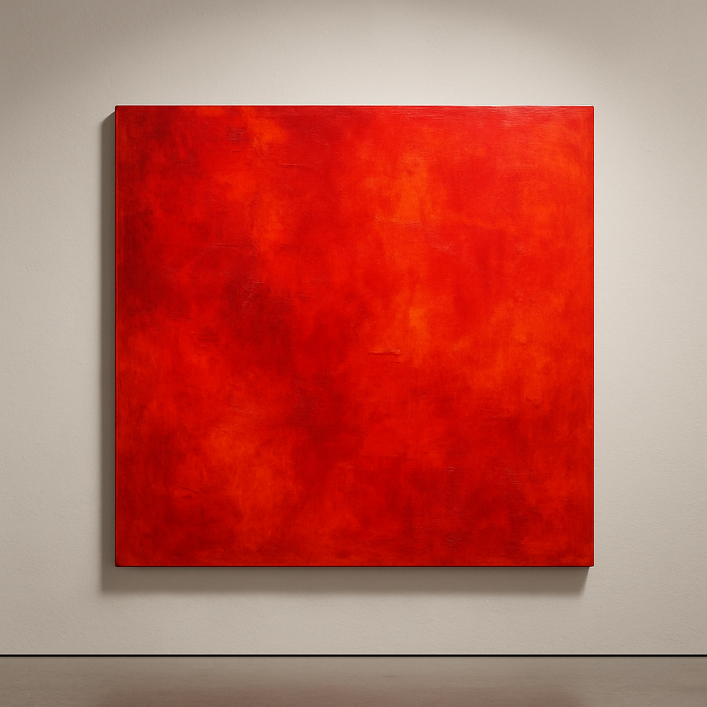 Abstraction Vermillon